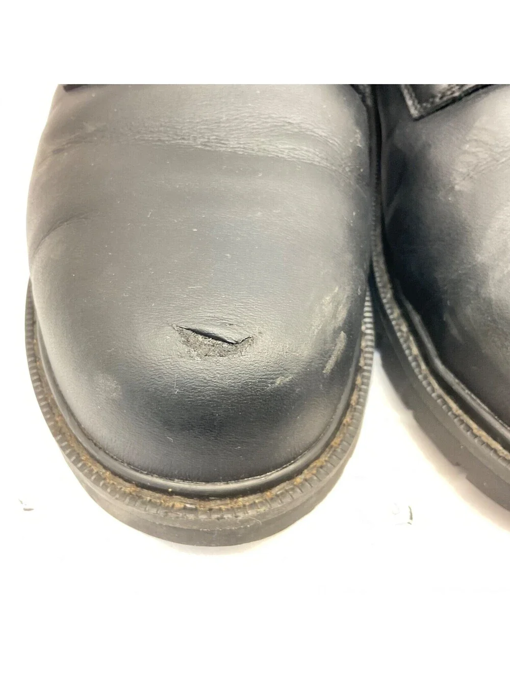 Dakota Men's Lace-Up Steel Toe Sport Oxford Shoes 3023 Black Leather Size 8.5M